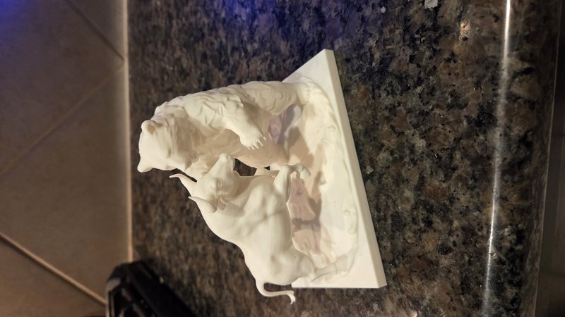 Bull and Bear Statue